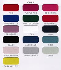 carta colores crep